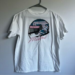 f1 miami white tee